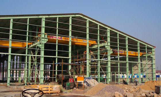 Пре проектированное здание мастерской металла с мастерской металла надземного крана/Префаб