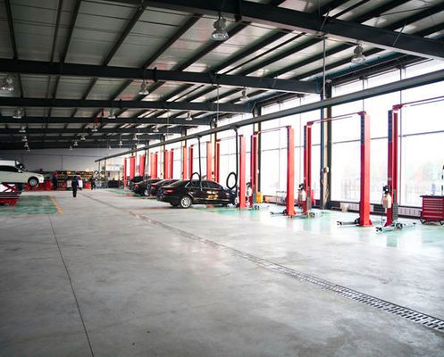 Структура полуфабрикат зданий мастерской металла стальная для автоматического магазина обслуживания