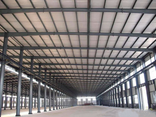 Полуфабрикат склад стальной структуры/конструкция рамки здания металла большой пяди