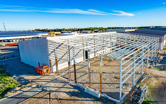 Полуфабрикат строительная конструкция склада стальной структуры снабжения