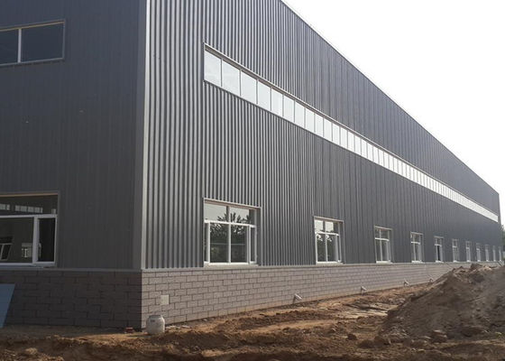 Мастерской стальной структуры Q235B стальное полуфабрикат промышленное - обрамленные здания