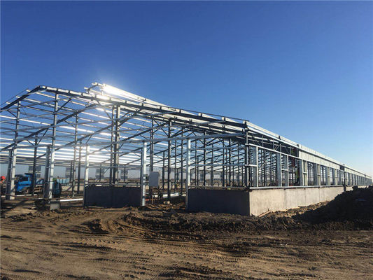 Здание коровника из сборной стальной конструкции Q235B
