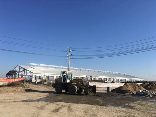 Здание коровника из сборной стальной конструкции Q235B