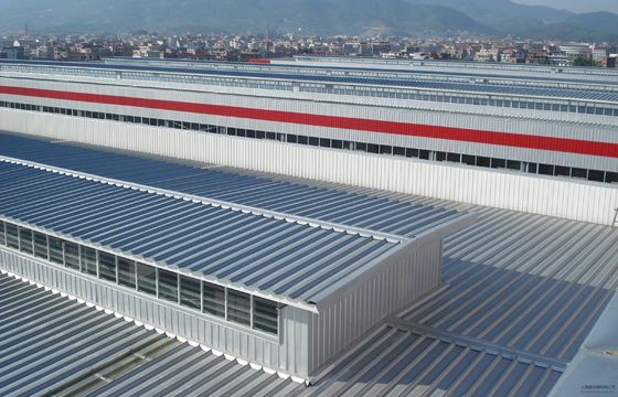 Быстрая установка Стальная рама Легкий вес Предварительно смонтированная рама портала Коммерческое здание Стальная конструкция Мастерская