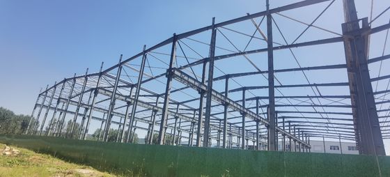Здание структуры стали мастерской стальной структуры осмотра автомобиля полуфабрикат