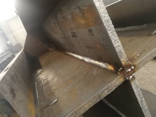 Предварительно изготовленная стальная конструкция с H-секцией, столбная балки Q235B Q355B