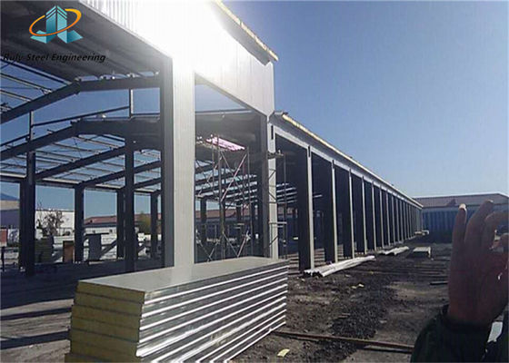 Большой протяженность Преfabricated Steel Structure Building Warehouse Workshop Construction Prefab Metal Industrial H Section Beam Строение складской мастерской Строительство