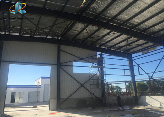 Большой протяженность предварительно изготовленный / Prefab H Beam Design Здание металл Q355/Q235 Фабрика складская мастерская Стальная конструкция