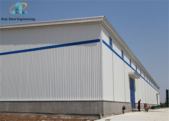 Большой протяженность предварительно изготовленный / Prefab H Beam Design Здание металл Q355/Q235 Фабрика складская мастерская Стальная конструкция