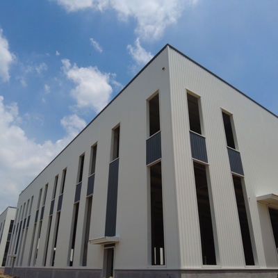 Склад из сборных стальных конструкций Q235B Q355B ASTM A36 Большой пролет