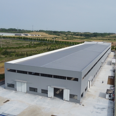 Сборный стальной цех с крановой балкой, большой пролет, Q235B Q355B