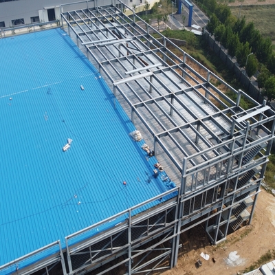 Предварительно изготовленная стальная конструкция крыши с треском Q235B Q355B