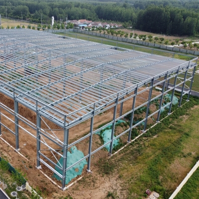Легкомощный стальной каркасный склад с горячей оцинкованной обработкой