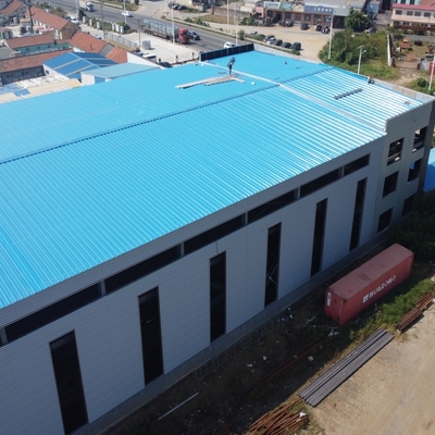 Складское здание из сборной стальной конструкции Q235B Q355B