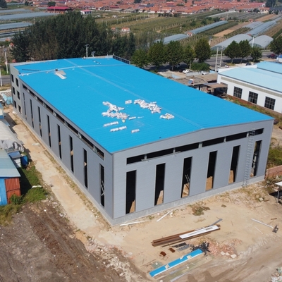 Q235B Q345B Заготовленная стальная конструкция Хранилище 20-300 м
