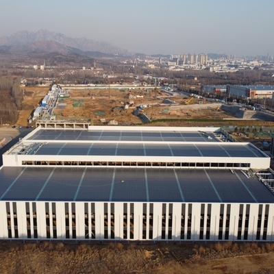 Многопролетный стальной склад с панелями из каменной шерсти AISC BV CE Certified