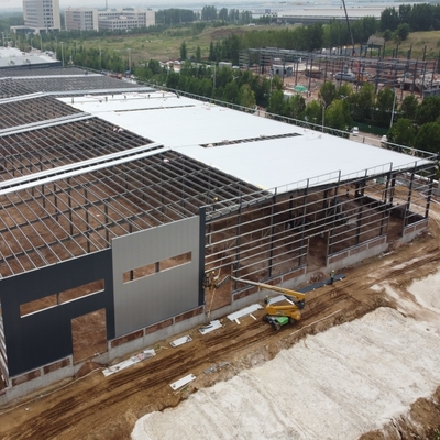 Склад из легкой стальной конструкции Q235B с каркасом из Н-образной стали