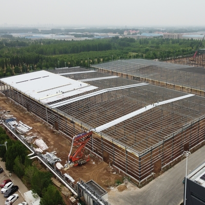 Здание кладового корпуса из легкой стали с стали Q235B/Q355B
