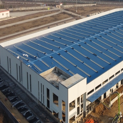 Сборный стальной склад с портальной рамой Q235B Q355B ASTM A36
