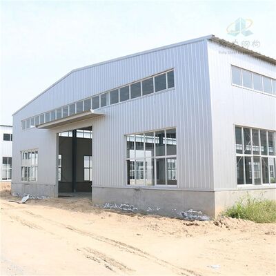 Q355B Prefabricated Steel Warehouse With Sandwich Panel