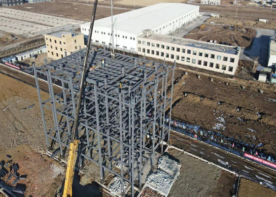 Предварительно изготовленное многоэтажное стальное здание для офисов