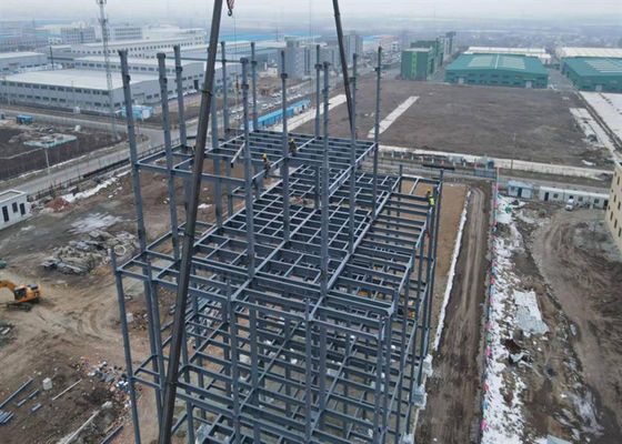 Предварительно изготовленное многоэтажное стальное здание для офисов